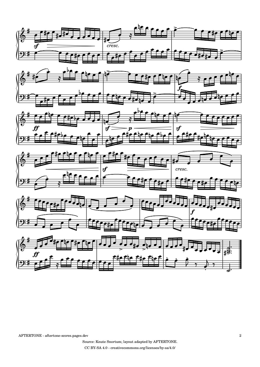Fugue No. 10 in E Minor, BWV 855 piano sheet music, page 2