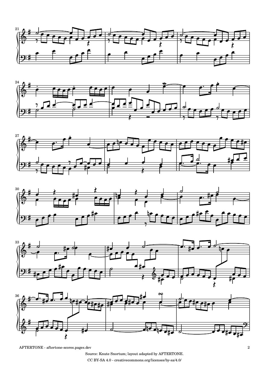 Fugue No. 10 in E Minor, BWV 879 piano sheet music, page 2