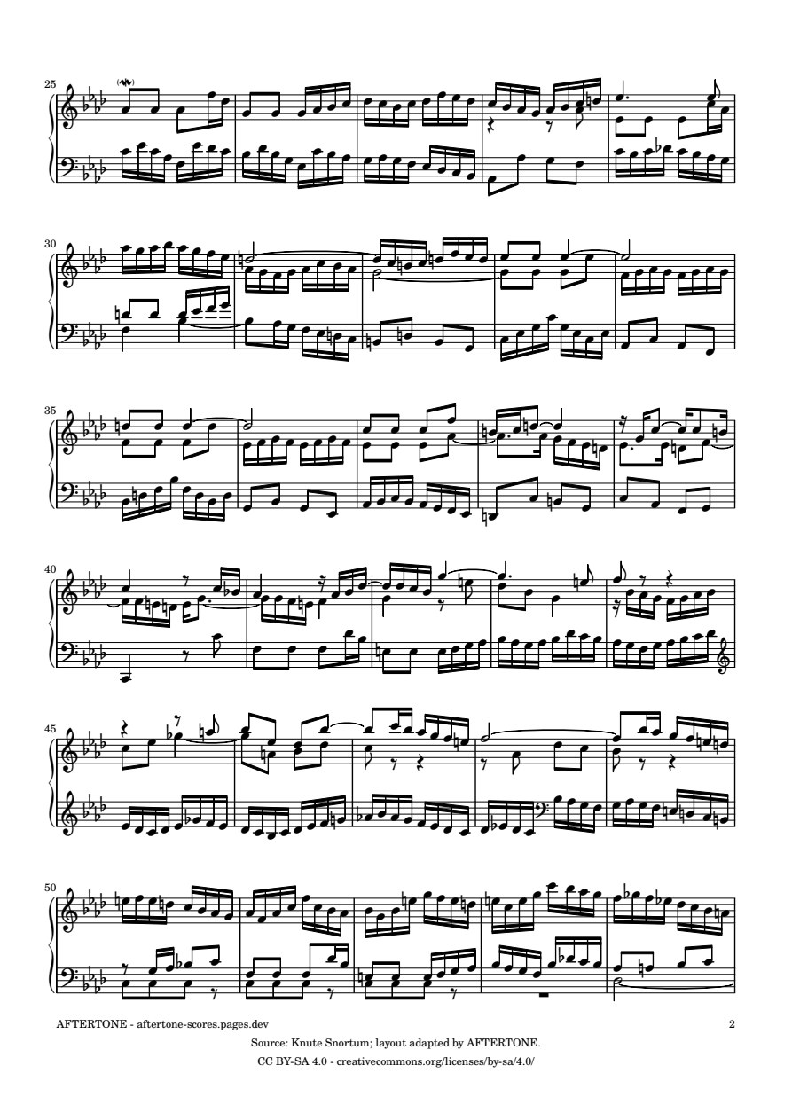 Fugue No. 12 in F Minor, BWV 881 piano sheet music, page 2