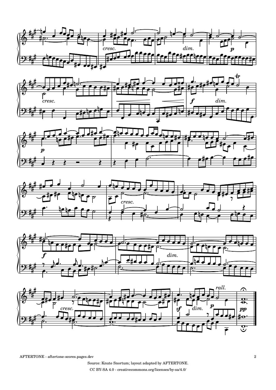 Fugue No. 14 in F-sharp Minor, BWV 859 piano sheet music, page 2