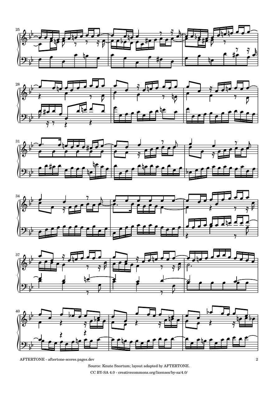 Fugue No. 16 in G Minor, BWV 885 piano sheet music, page 2