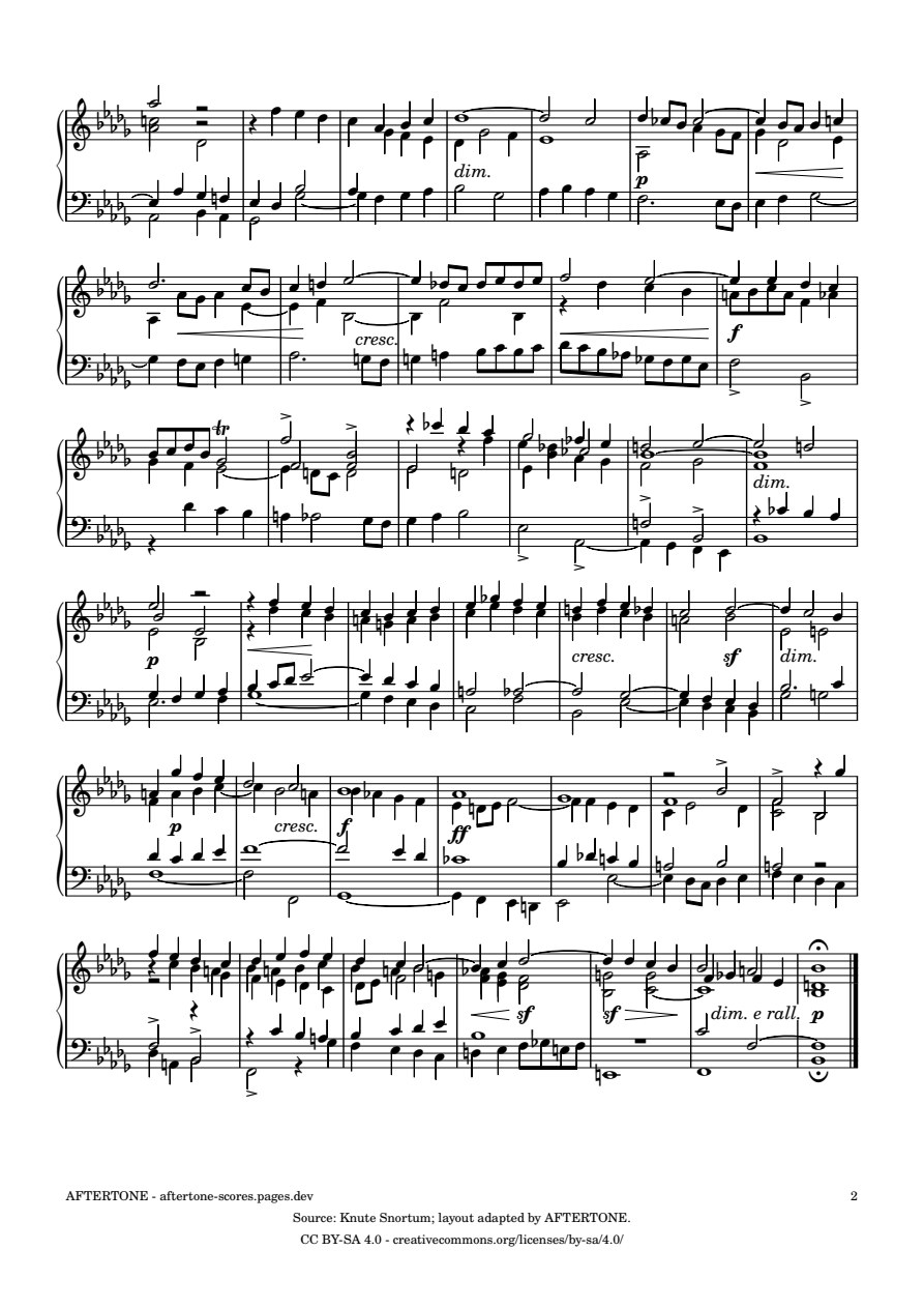 Fugue No. 22 in B-flat Minor, BWV 867 piano sheet music, page 2