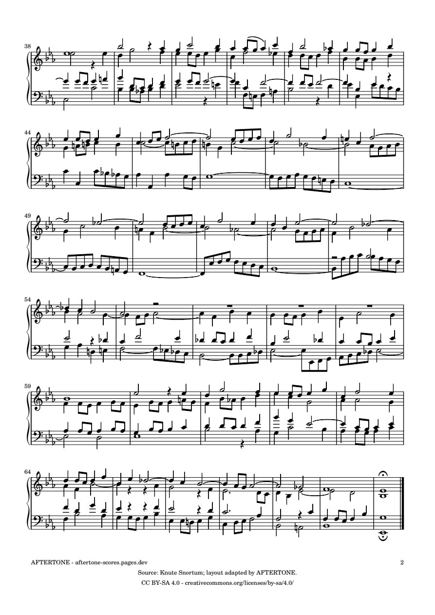 Fugue No. 7 in E-flat Major, BWV 876 piano sheet music, page 2