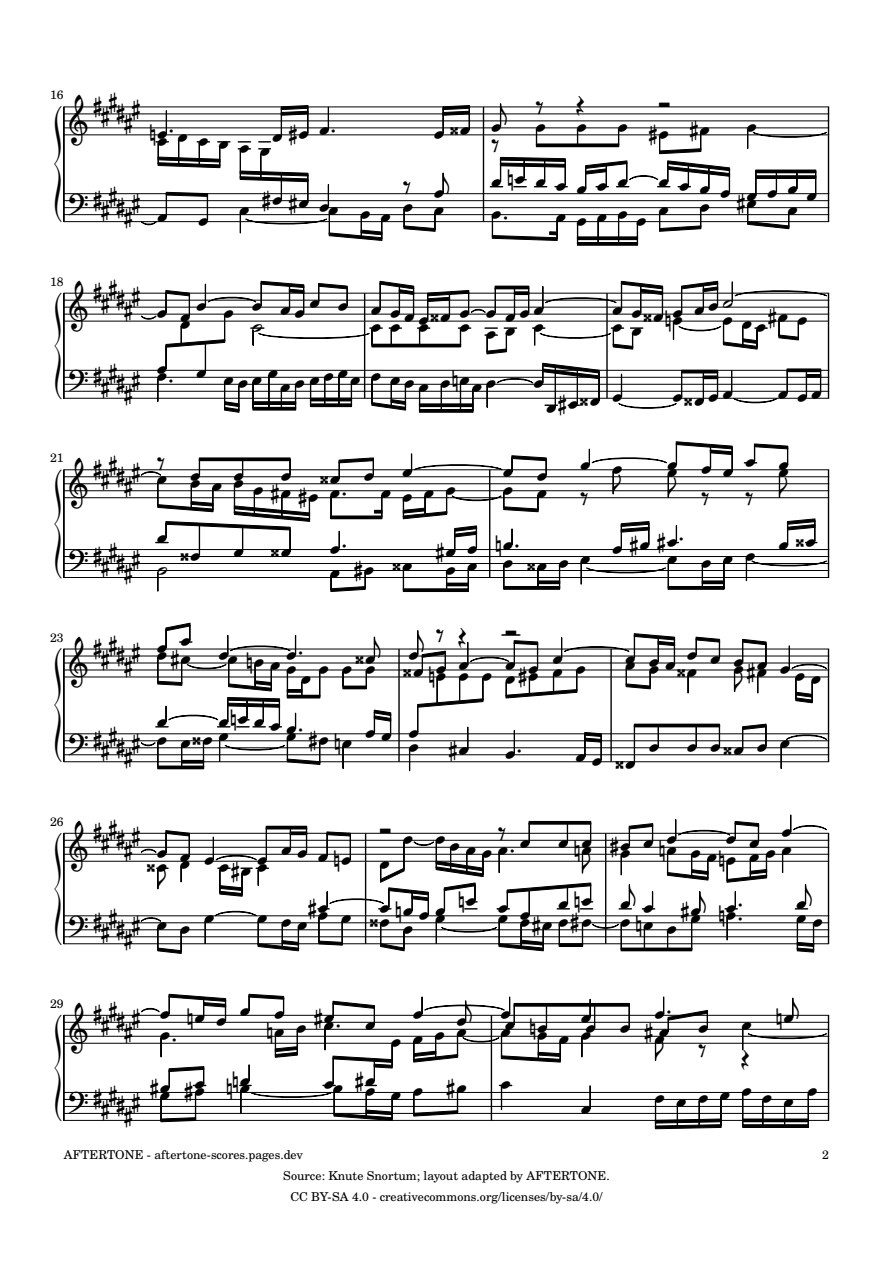 Fugue No. 8 in D-sharp Minor, BWV 877 piano sheet music, page 2