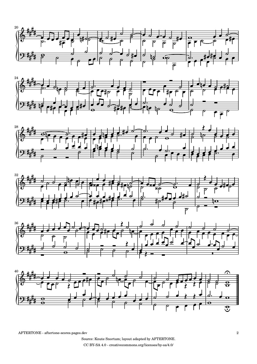 Fugue No. 9 in E Major, BWV 878 piano sheet music, page 2