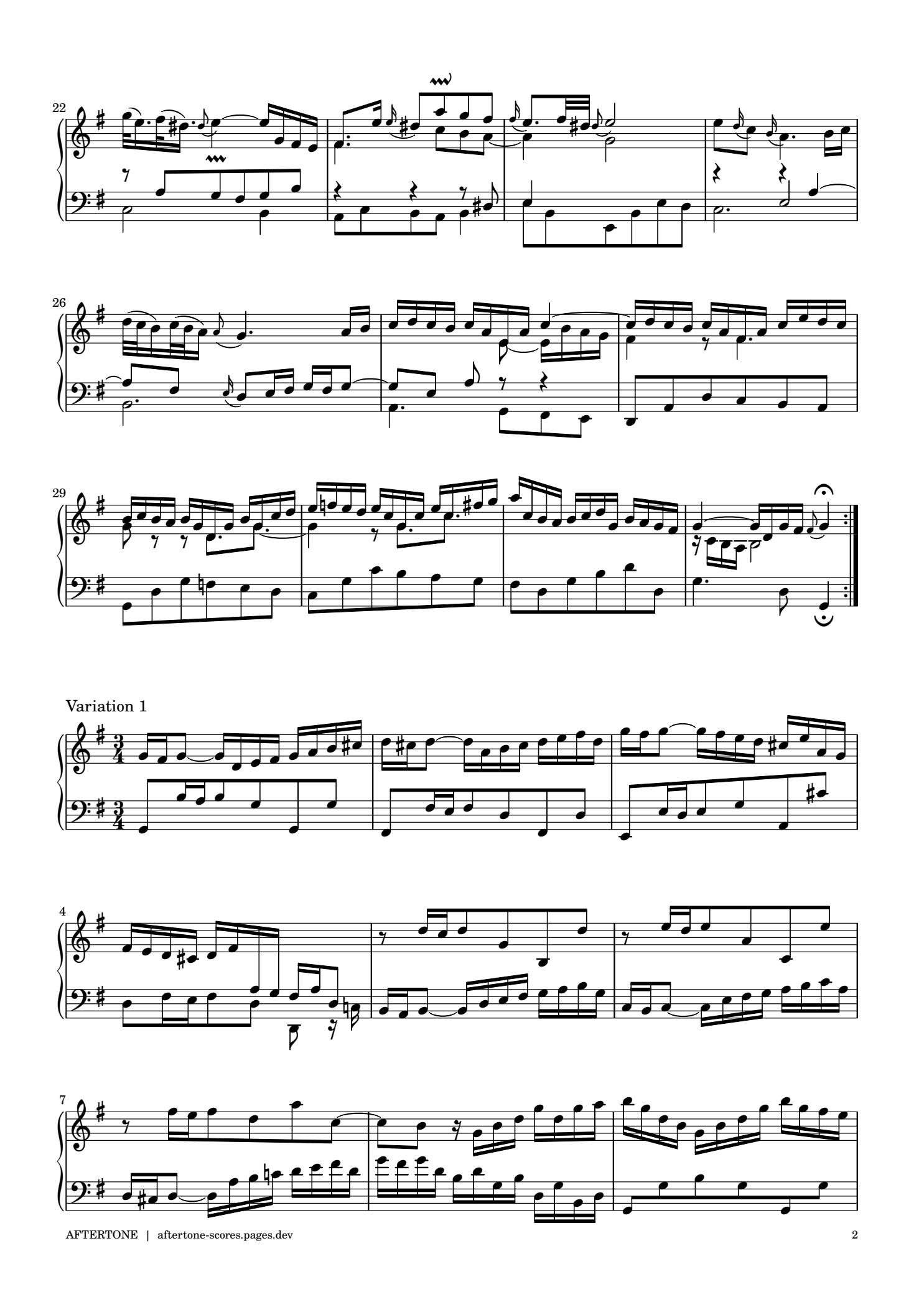 Goldberg Variations, BWV 988钢琴谱，第 2 页