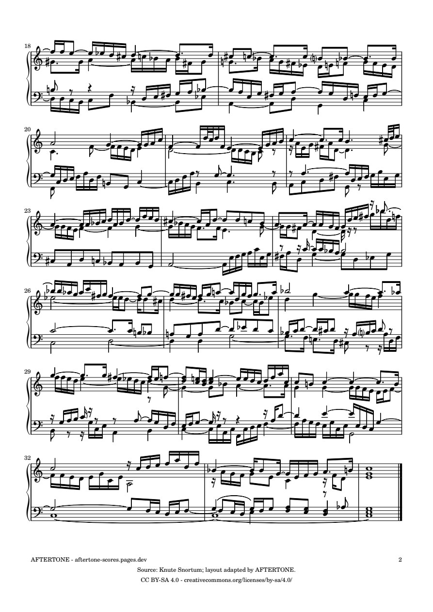 Prelude No. 1 in C Major, BWV 870 piano sheet music, page 2