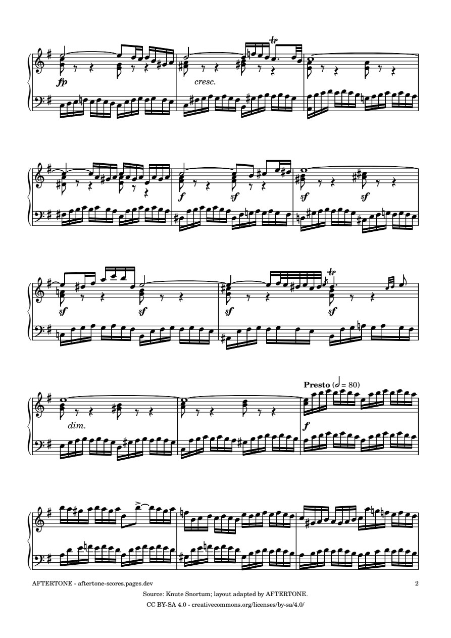 Prelude No. 10 in E Minor, BWV 855 piano sheet music, page 2