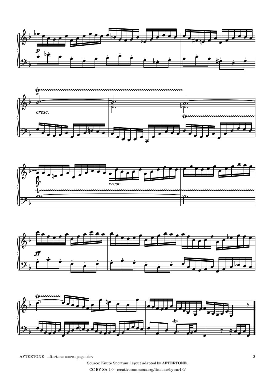 Prelude No. 11 in F Major, BWV 856 piano sheet music, page 2