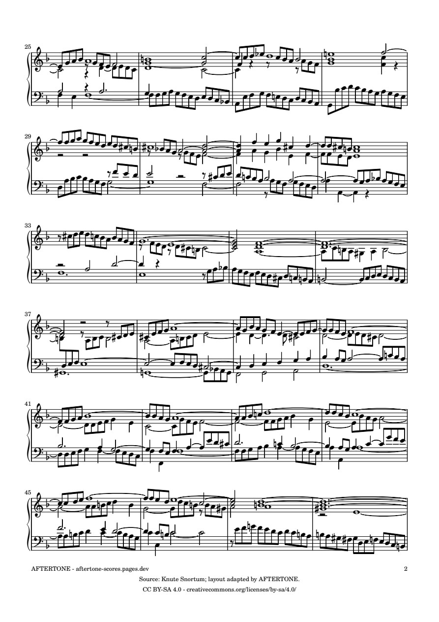 Prelude No. 11 in F Major, BWV 880 piano sheet music, page 2