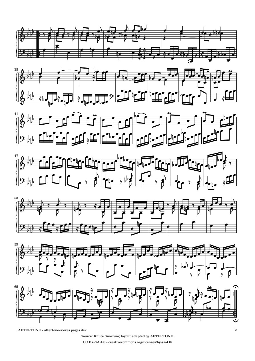 Prelude No. 12 in F Minor, BWV 881 piano sheet music, page 2
