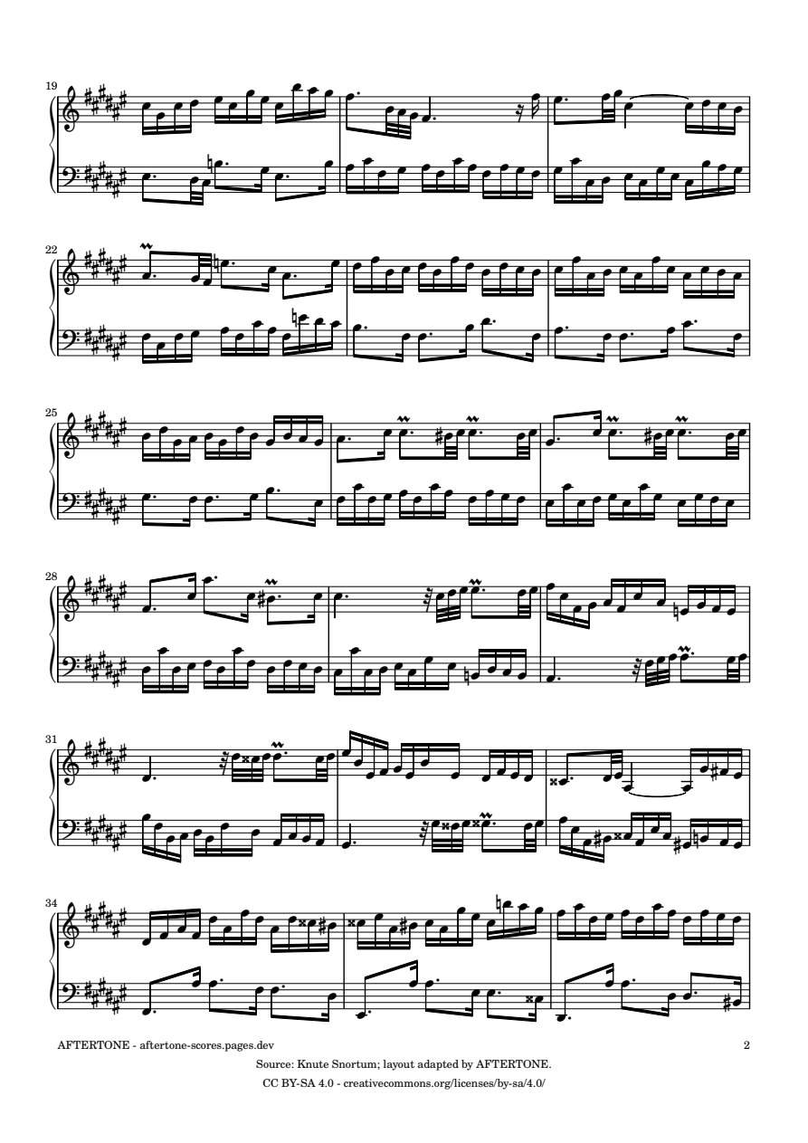 Prelude No. 13 in F-sharp Major, BWV 882 piano sheet music, page 2