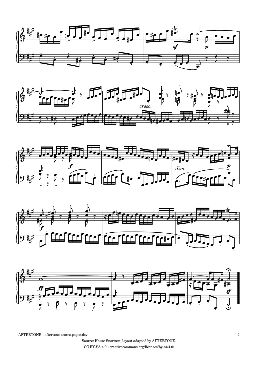 Prelude No. 14 in F-sharp Minor, BWV 859 piano sheet music, page 2