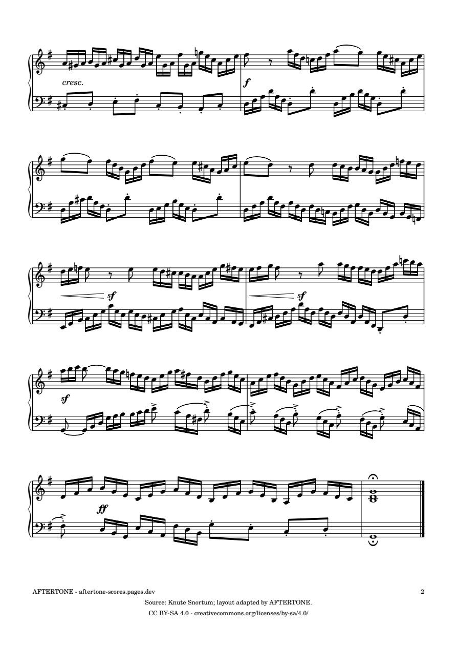 Prelude No. 15 in G Major, BWV 860 piano sheet music, page 2