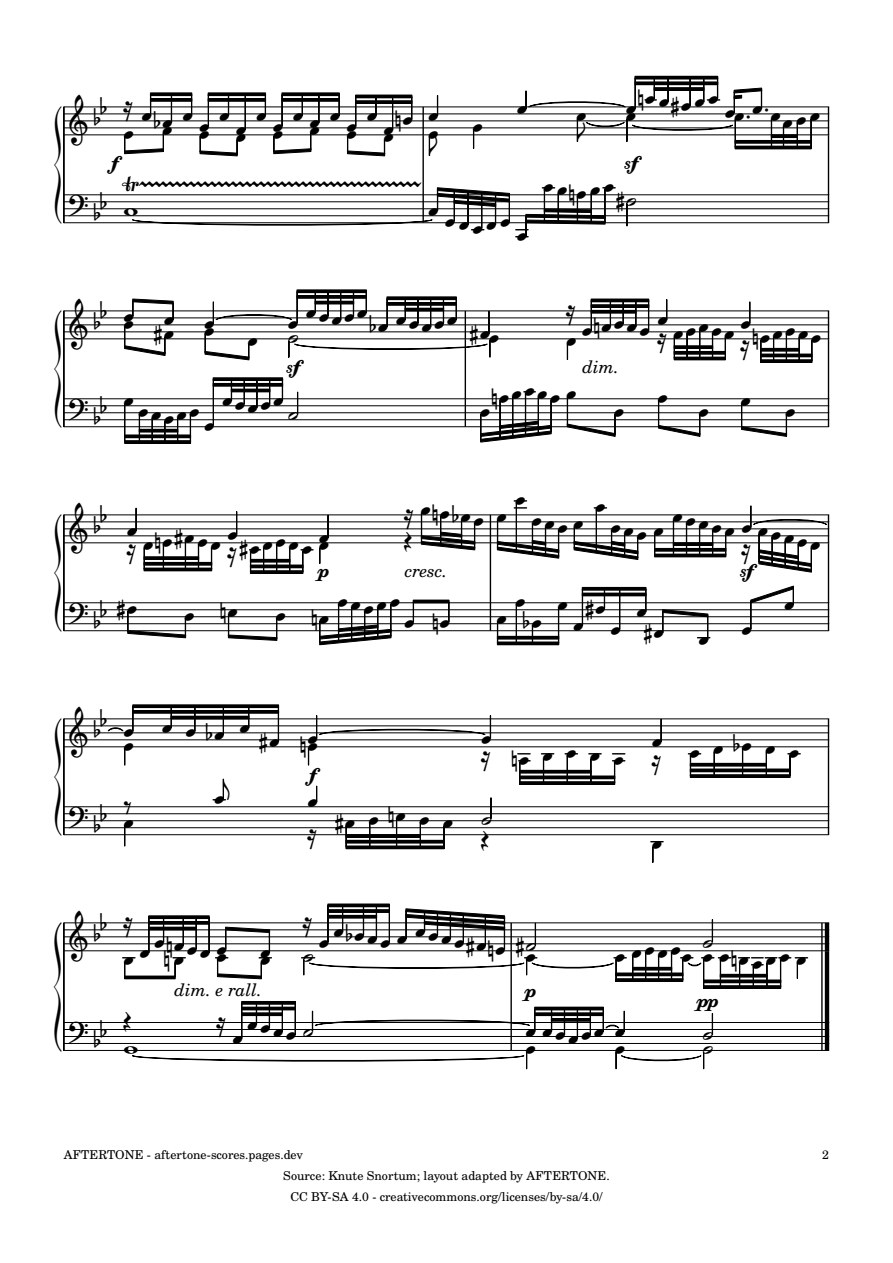 Prelude No. 16 in G Minor, BWV 861 piano sheet music, page 2