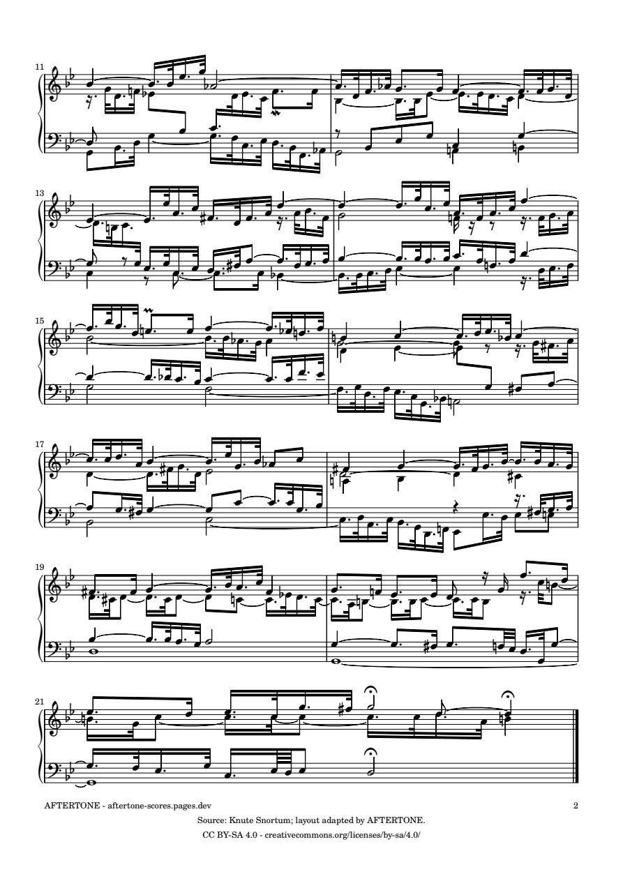 Prelude No. 16 in G Minor, BWV 885 piano sheet music, page 2