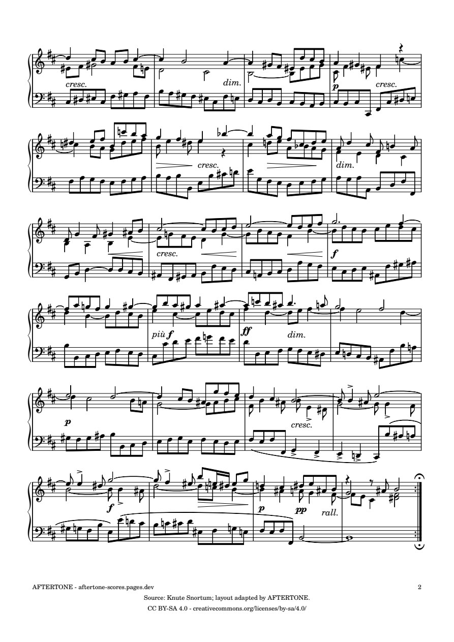 Prelude No. 24 in B Minor, BWV 869 piano sheet music, page 2