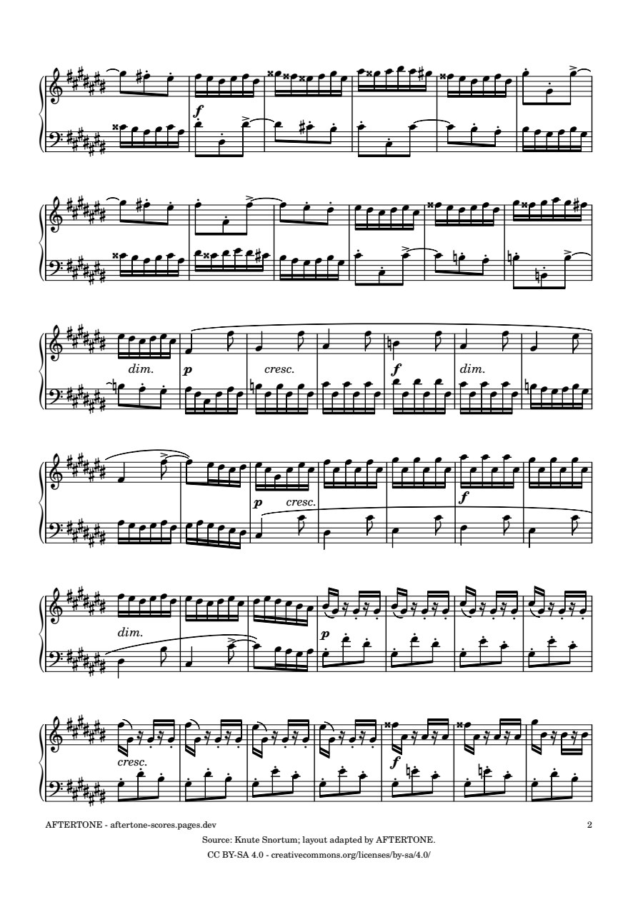 Prelude No. 3 in C-sharp Major, BWV 848 piano sheet music, page 2