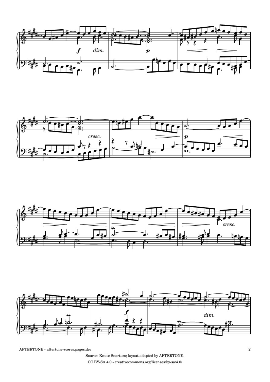 Prelude No. 4 in C-sharp Minor, BWV 849 piano sheet music, page 2