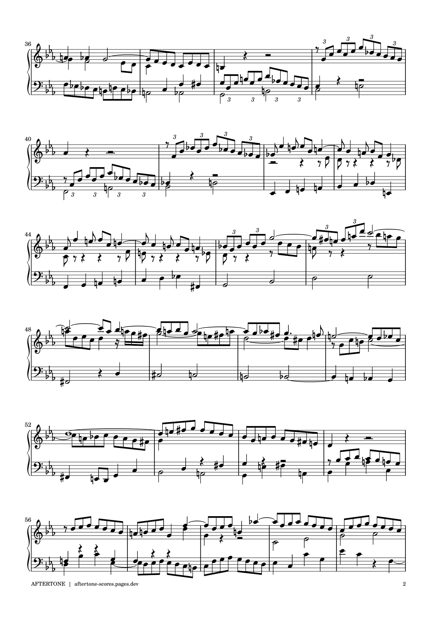 Ricercar a 3 - The Musical Offering, BWV 1079钢琴谱，第 2 页