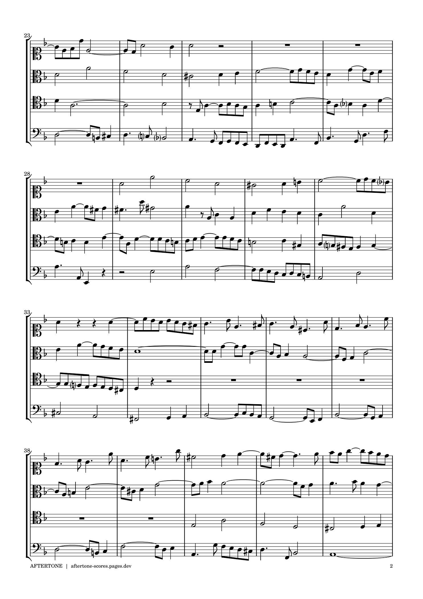 The Art of Fugue, BWV 1080 - Volume 1曲谱，第 2 页